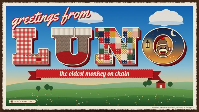 Greetings from Luno postcard